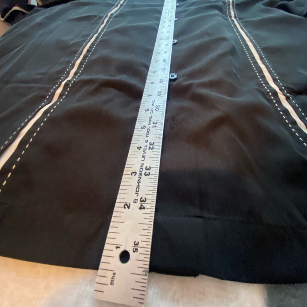 Cubavera Men’s Short Sleeve Button Down Shirt Black Stripe 2XLT Big & Tall NWT - Picture 8 of 14